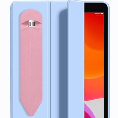 Imagem de SIXFU Suporte de lápis compatível com Apple Pencil Pro/2ª geração/1ª geração/lápis USB-C, bolso com manga elástica adesiva para iPad Pencil e vários tipos de caneta Stylus (rosa)