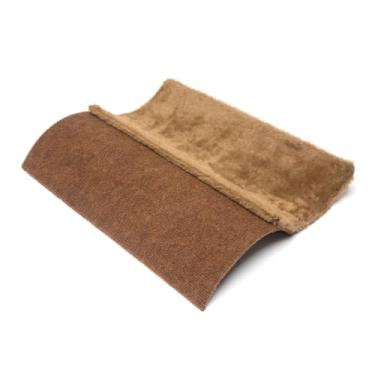 Imagem de Cama Arranhador Onda de Carpete E Pelúcia Para Gato (Marrom)