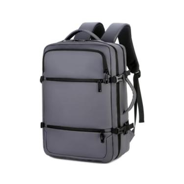 Imagem de Mochila Notebook Feminina Masculina Executiva Impermeável Mochila Antifurto Para Trabalho Faculdade Viagem Bagagem de Mão Notebook 15,6 com Porta USB (Cinza)