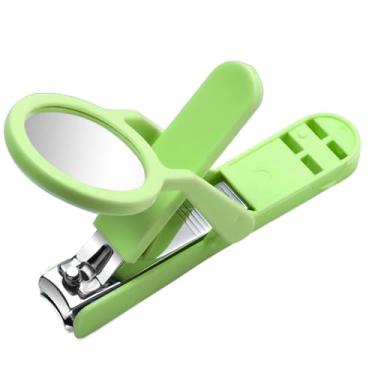 Imagem de predolo Toe Nail Clipper Cortador de unhas com lupa, cortador de unhas de manicure para idosos, mulheres, homens, Verde