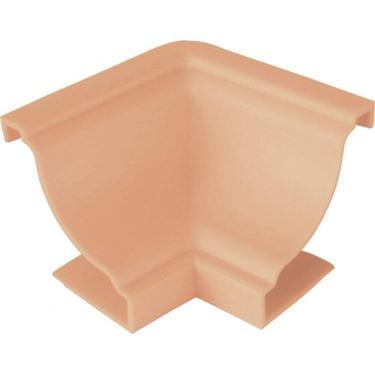 Imagem de Kit 5 Caixas com 60 Unidades Canto Interno Polifort 8mm X 25mm Nogueira