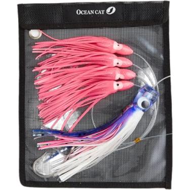 Imagem de OCEAN CAT Iscas de pesca de água salgada para pesca em água salgada com gancho 9/0 para Wahoo Tuna Mahi Dolphin Marlin e mais