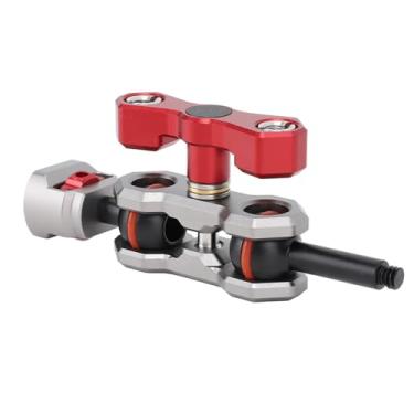 Imagem de Braço Mágico Articulado Ajustável, Cabeça de Bola Dupla Ajustável, Rotação de 360 ​​graus, Braço Articulado Com Pinos Retráteis, Parafuso de 1/4 de Polegada para Monitores,