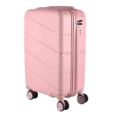 Imagem de Mala de Bordo 10KG Polipropileno Inquebrável Expansível Dubai (Rose)