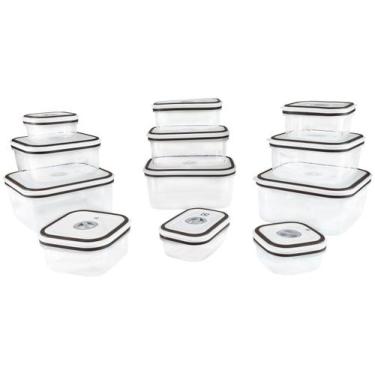 Imagem de Jogo de Potes de Plástico Herméticos Electrolux - com Tampa A23122901 