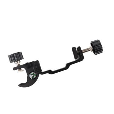 Imagem de BaotyJie Grampo de Poste RTK de Alumínio Resistente para Levantamento de Rodovias Grampo de Liberação Rápida com Bússola para Grampo de Coletor de Dados, TC 2 e TC 6