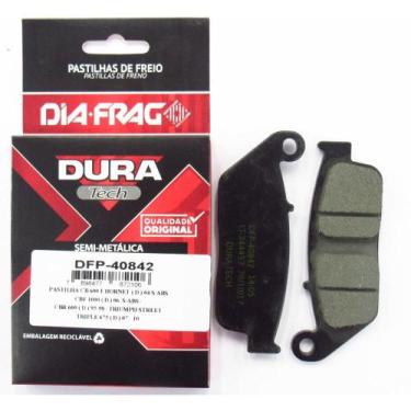 Imagem de Pastilha Freio Cb 600F Hornet 2004 a 2016 DFP-40842 - DIA-FRAG