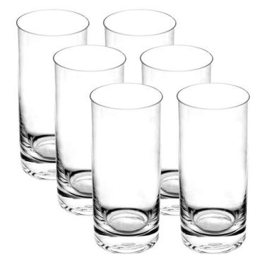 Imagem de Jogo 6 Copos 250ml 13,5cm Barware Em Cristal Ecológico Bohemia
