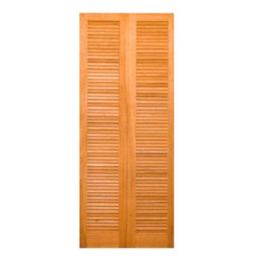 Imagem de Porta Camarão Veneziana em Madeira Maciça Cedro Arana Casmavi, 62cm x 