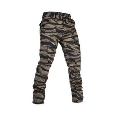 Imagem de Calça Cargo Tática Attacker Safo - Camuflada, Tiger, Jungle, 36