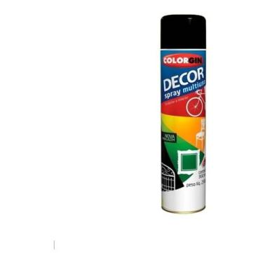 Imagem de Tinta Spray Preto Fosco Jet Colorgin Original