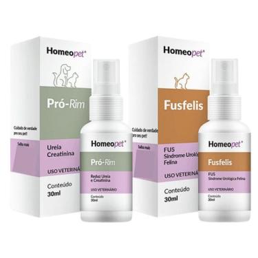 Imagem de Kit 1 homeopet pro-rim 30ml + 1 homeopet fusfelis 30ml - PROVETS SIMOE