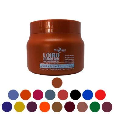Imagem de Mascara Matizadora Mairibel Profissional 250g Escolha Cor, LOIRO ACOBR
