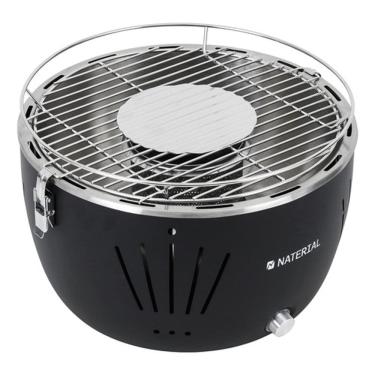 Imagem de Churrasqueira Carvão Table Grill Portátil Naterial Preta