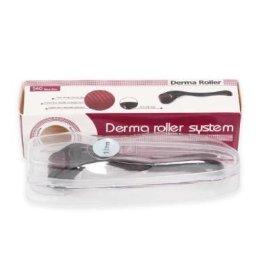 Imagem de Dermaroller 1mm 540 Agulhas Anti Rugas Cabelo Barba DRS - Dermaroller 