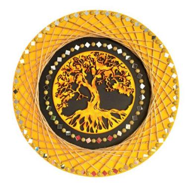 Imagem de Mandala Árvore da Vida/Família 40cm - Aqui Tem Magia