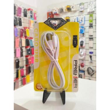 Imagem de Cabo Celular Carregador Micro Usb V8 Dados 2.0 Turbo 1 Metro - Premier