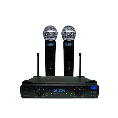 Imagem de MICROFONE S/FIO DE MAO UHF LS-902 HT/HT