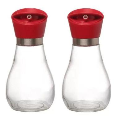 Imagem de Jogo de Galhetas Porta Vinagre e Azeita 2 Unidades Etilux