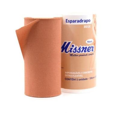 Imagem de Esparadrapo Bege Impermeável 10cm x 4,5m 1 Unidade Missner