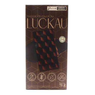 Imagem de Chocolate 70% Cacau Luckau 75g
