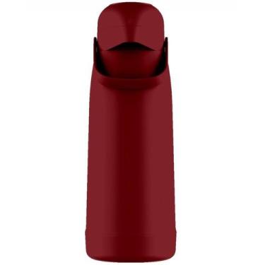 Imagem de Garrafa Térmica Termolar Magic Pump de Vidro 1.8L Vermelha 