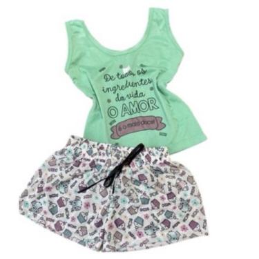 Imagem de Kit/3 Pijama Baby Dool Infantil Regata Malha Atacado - pijamas.com, Ki