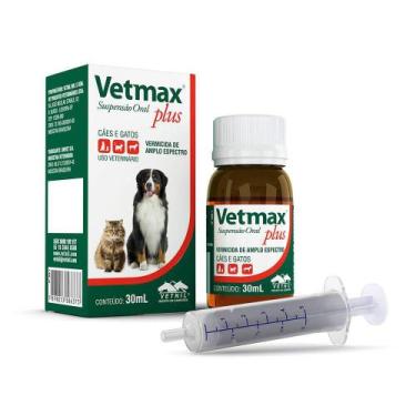 Imagem de Vetmax Plus Suspensão Vetnil 30 ml