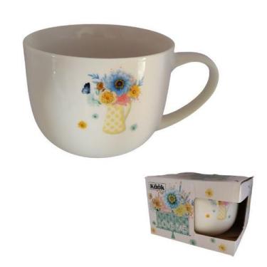 Imagem de Caneca de porcelana com caixa de presente decorada 470ml - Rocie,  Jar