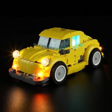 Imagem de MENZAVA LED Light Kit Compatible with 10338 Bumblebee Icons Building Blocks Model - Model Set NOT Included
