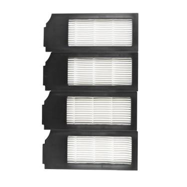 Imagem de HQRP Pacote com 4 filtros de aspirador de pó robô de substituição para Ecovacs Deebot X1 Omni / X1e OMNI / X1 Plus / X1 Turbo