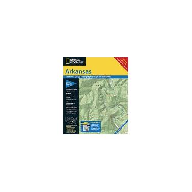 Imagem de National Geographic TOPO! Mapa do Arkansas CD-ROM (Windows)