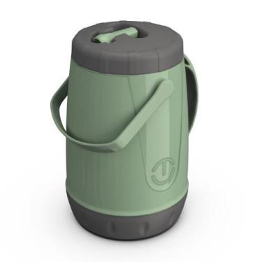 Imagem de Garrafa Térmica Pávia Jarra Verde 2,5l Suco Tererê Unitermi