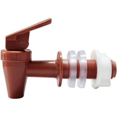 Imagem de Torneira Para Filtro De Barro Marrom Automática Com Vedação Bebedouro 