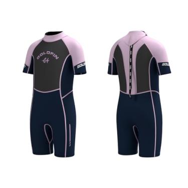 Imagem de Goldfin Roupa de mergulho infantil, roupas de mergulho curtas de 3 mm para meninos e meninas, roupas de neoprene para manter aquecido em água fria, surfe, natação, snorkeling, mergulho