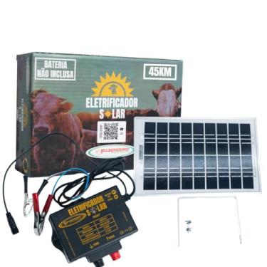 Imagem de FAZENDEIRO, Cerca Elétrica Rural Eletrificador 45Km Solar sem Bateria
