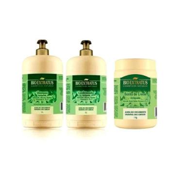 Imagem de Bio Extratus Jaborandi Antiqueda (Kit c/ 3 Litros Sh + Cond + Máscara)