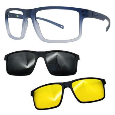 Imagem de Oculos Mormaii 6127 Swap 5 Com 2 Clipons Cinza e Noturno, Dl6 cinza