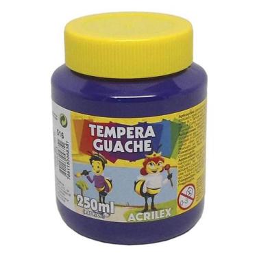 Imagem de Tinta Guache 250ml Violeta 516 Acrilex, Unico
