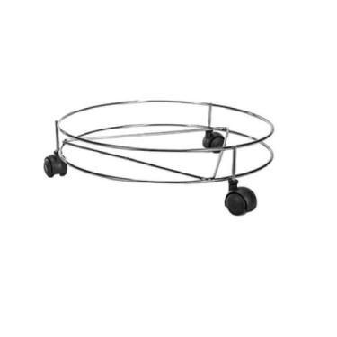 Imagem de Suporte Para Botijão de Gás Cromado - Niquelart