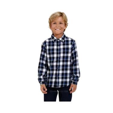 Imagem de Camisa xadrez flanelada infantil-festa junina-luxo 10 / 16 - TANGO - T