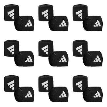 Imagem de KIT 9 pares Bandagem adidas Boxing Bandage 2,55m, Único