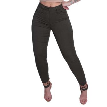 Imagem de Calça Feminina Cintura Alta Elastano Confortável - Patria Brasil Jeans