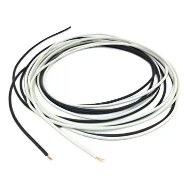 Imagem de KIT fio LUTHIER 2m preto 2m BRANCO 22AWG eletrica guitarra - MXP