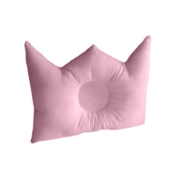 Imagem de Travesseiro RN Bebê Anti Cabeça Chata Formato Coroa Plagiocefalia Happ