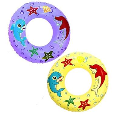 Imagem de 2 Boias Infantil para Praia e Piscina 60cm Vinil até 30kg - Goal Summe