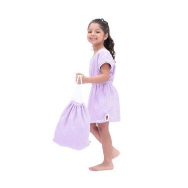 Imagem de Conjunto Saída de Praia Conchinha LILÁS - QUIMERA KIDS, P