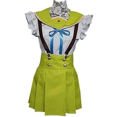 Imagem de Grand Duke Cos School Live Ebisuzawa Kurumi Naoki Miki Fantasia Cosplay Uniforme Escolar (Feminino 2GG)