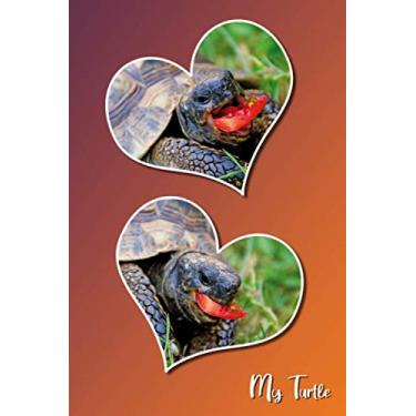 Imagem de My turtle: Lovable turtles. Care for turtles. Turtle notebook, gift for turtle breeders, terrarium friends. Gift for turtle friends. Format 15.24 x ... 120 pages. Notebook, Journal, glossy cover