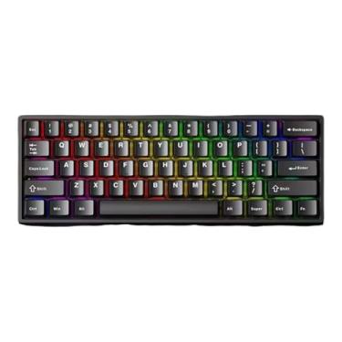 Imagem de Teclado Magnético Aula Win 60He, RGB, Layout 60%, Preto